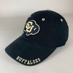 Colorado Buffaloes NCAA Black Captivating Relaxed Fit Strapback Adjustable Hat N